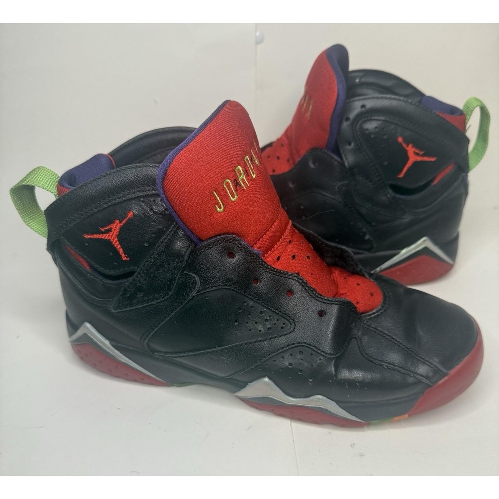 Air Jordan 7 Retro Marvin the Martian 2015 Black Red Size 5.5Y